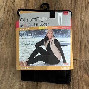 ✨ClimateRight by Cuddl Duds Black Leggings✨